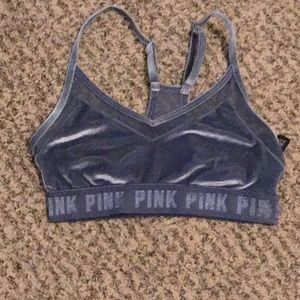 Pink blue sports bra